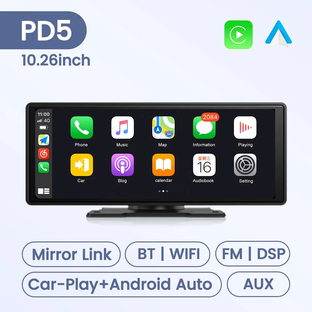 2026 6.86β / 10.26β CarPlay Touch Screen w/ Android Auto