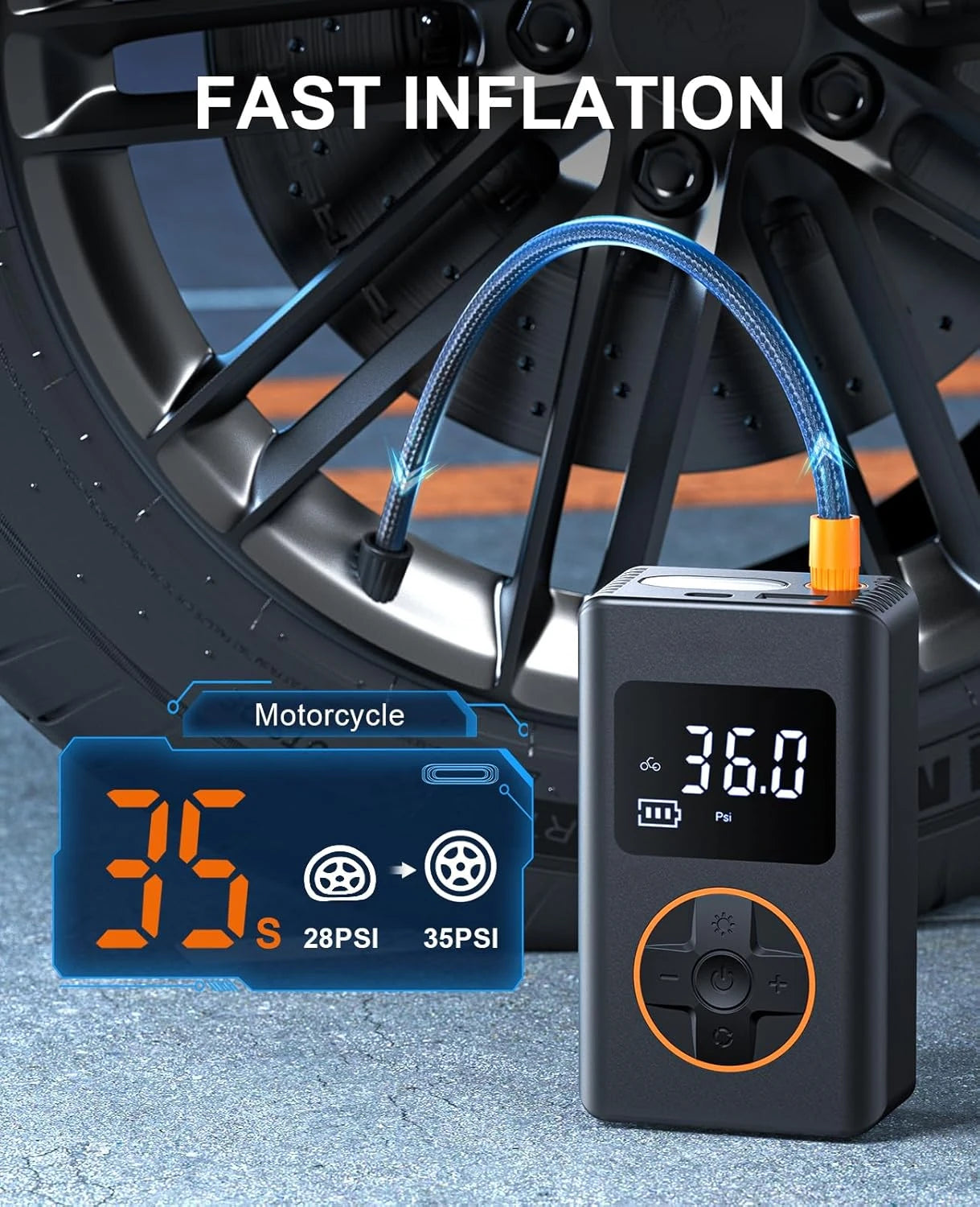 2026 Portable Air Compressor β Tire Inflator