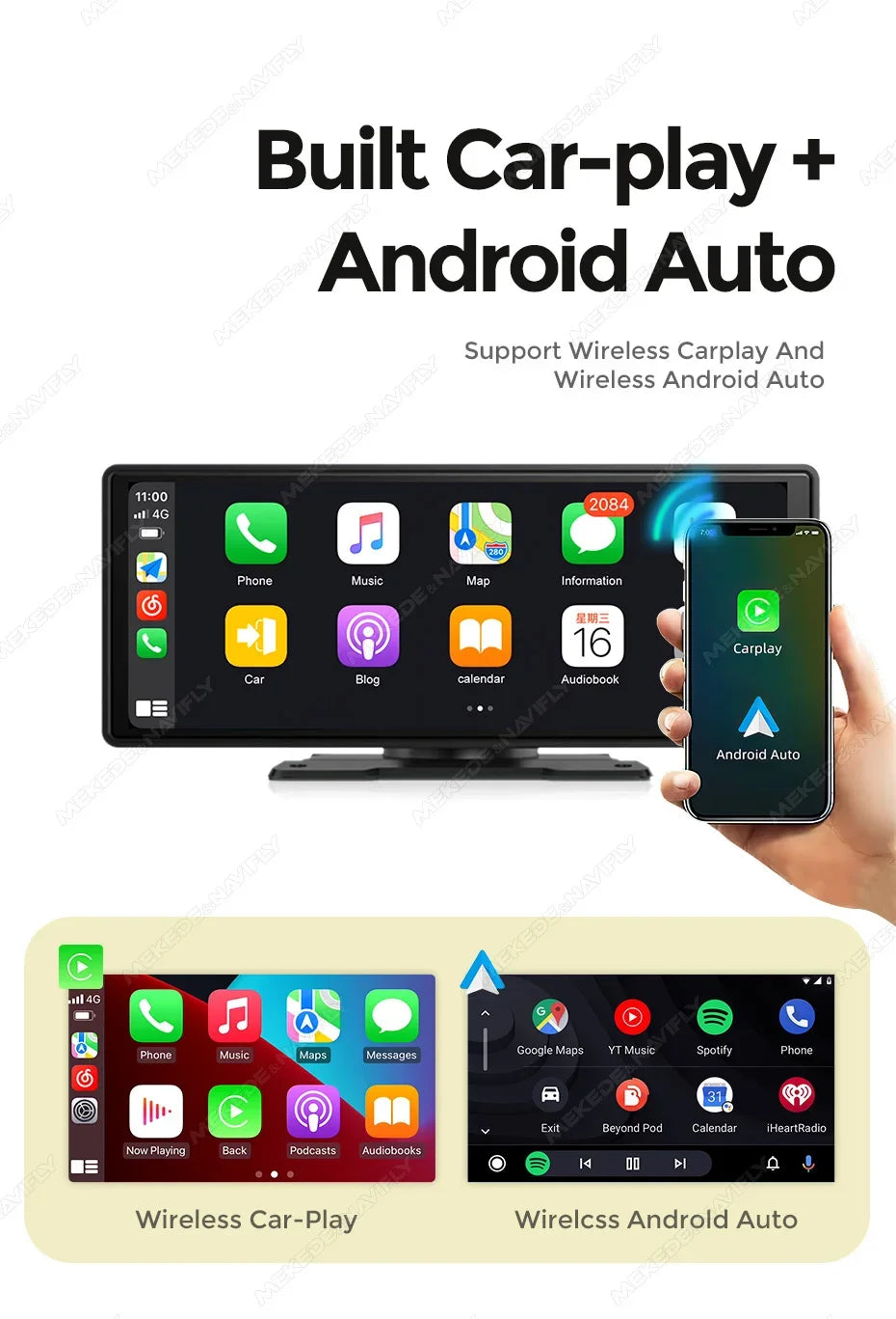 2026 6.86β / 10.26β CarPlay Touch Screen w/ Android Auto
