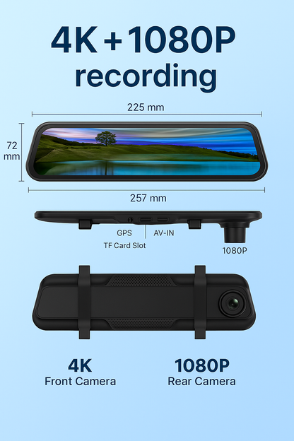 2026 Smart Mirror w/ CarPlay + Android Auto